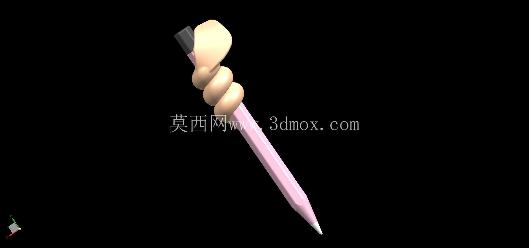 眼镜蛇缠绕铅笔帽/蛇握笔帽