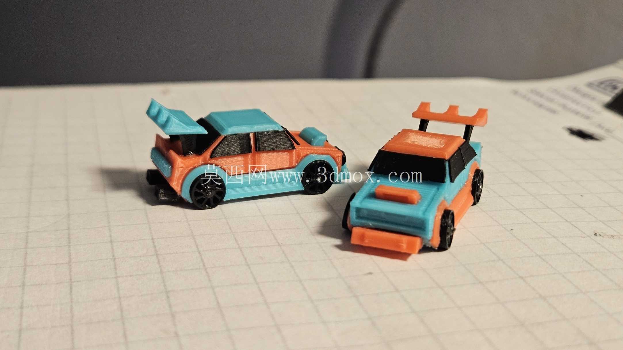 MicroMachines 比例拉力赛车 3D 打印
