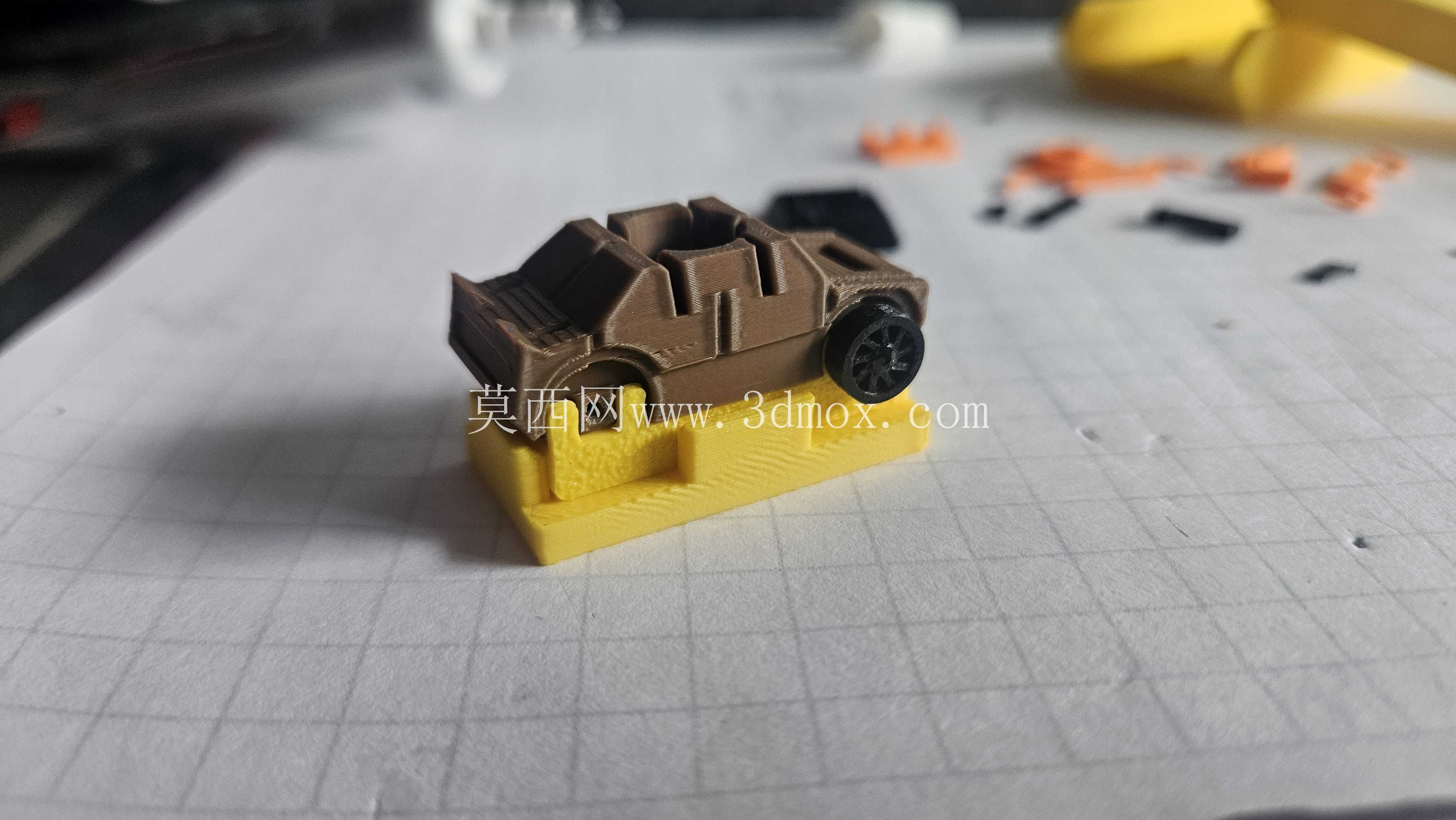 MicroMachines 比例拉力赛车 3D 打印