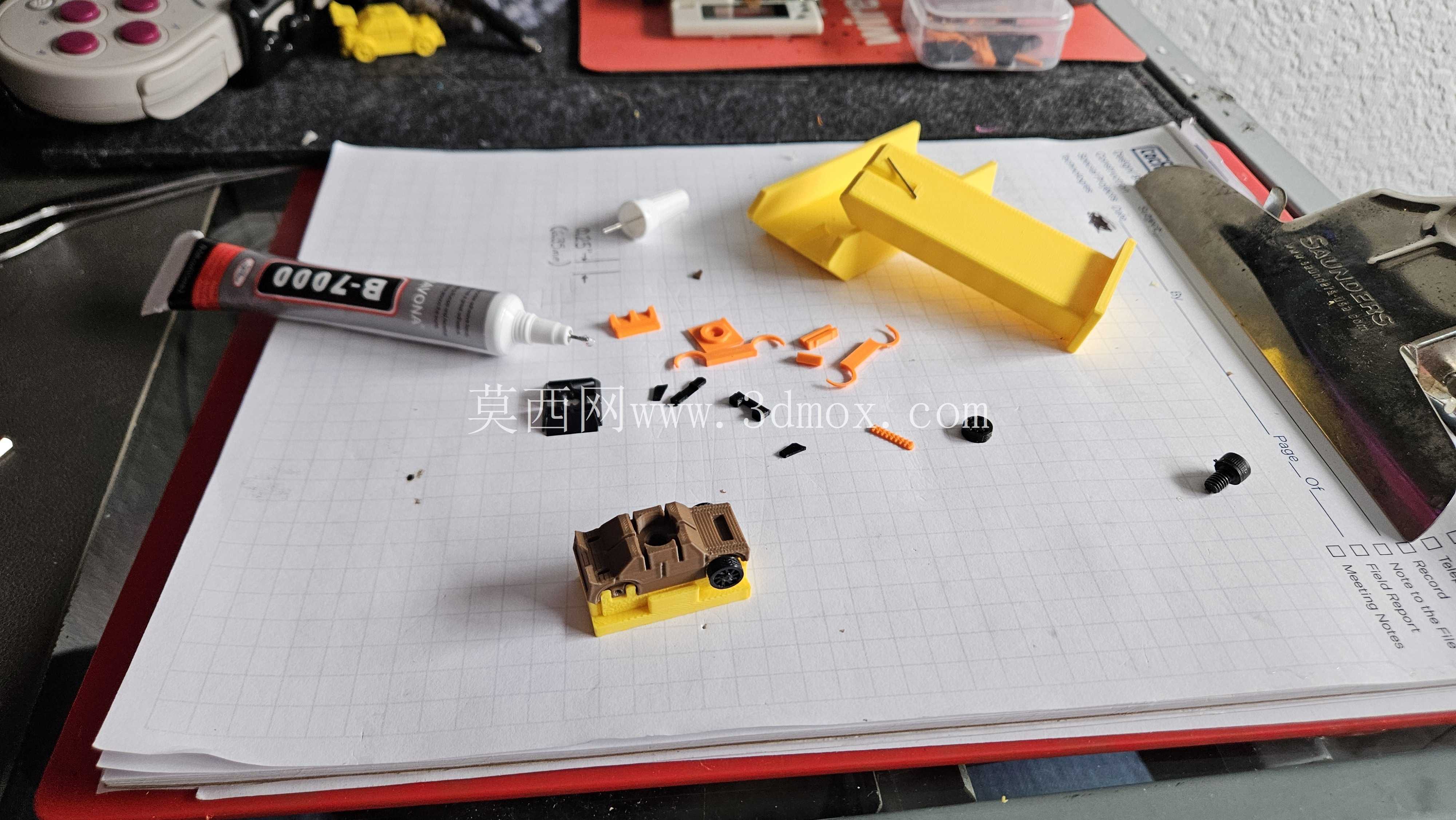 MicroMachines 比例拉力赛车 3D 打印
