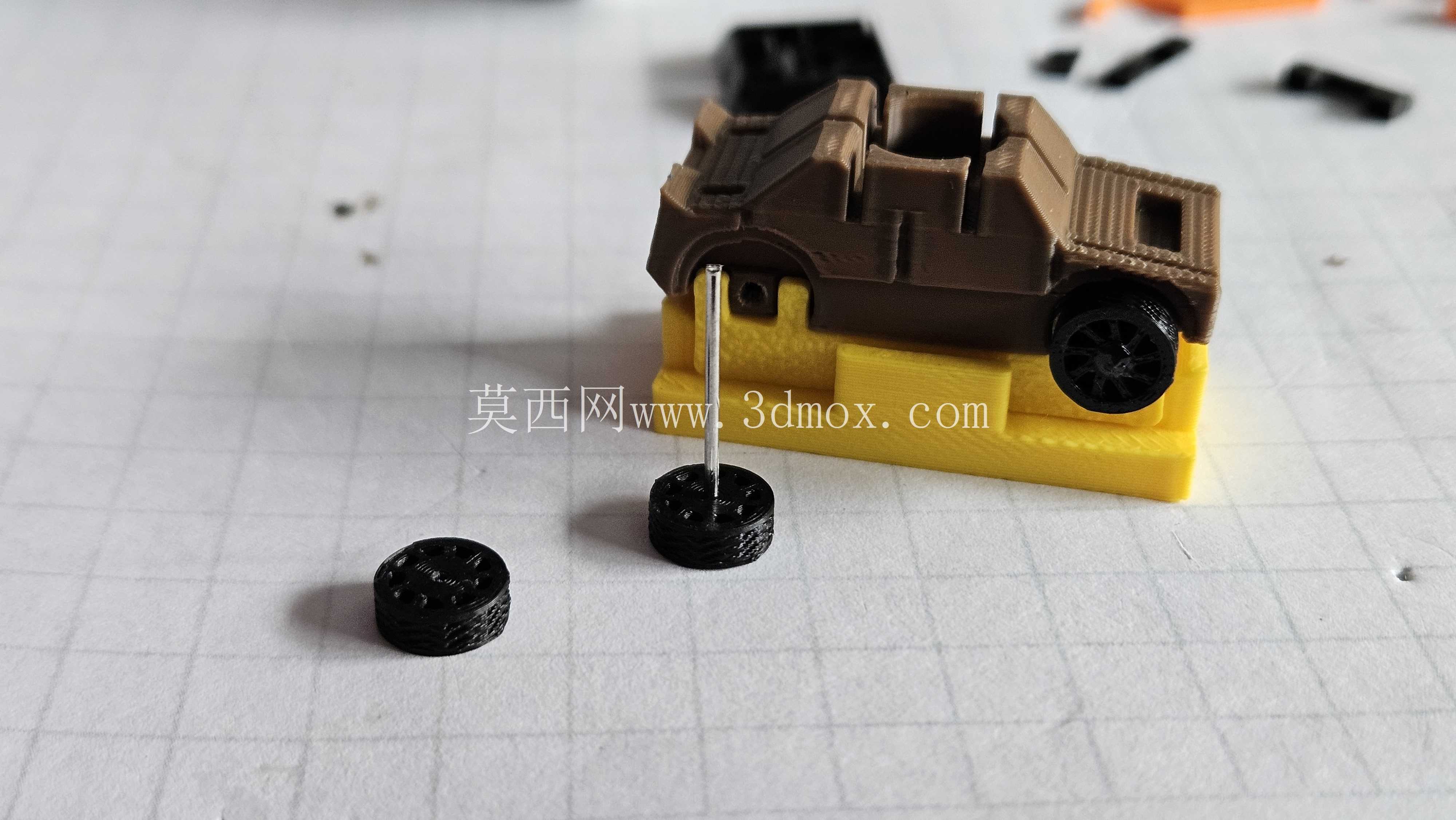 MicroMachines 比例拉力赛车 3D 打印