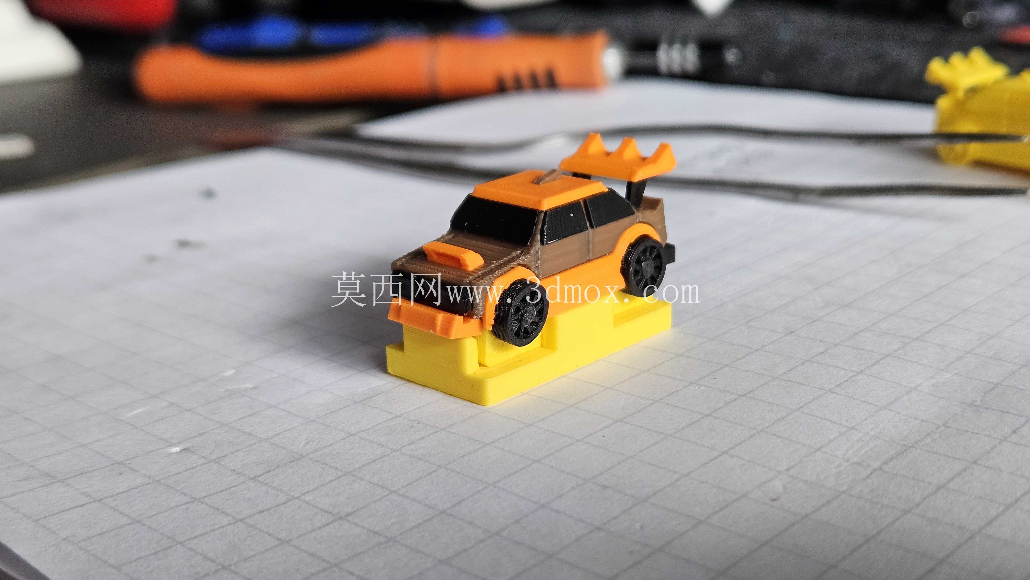 MicroMachines 比例拉力赛车 3D 打印