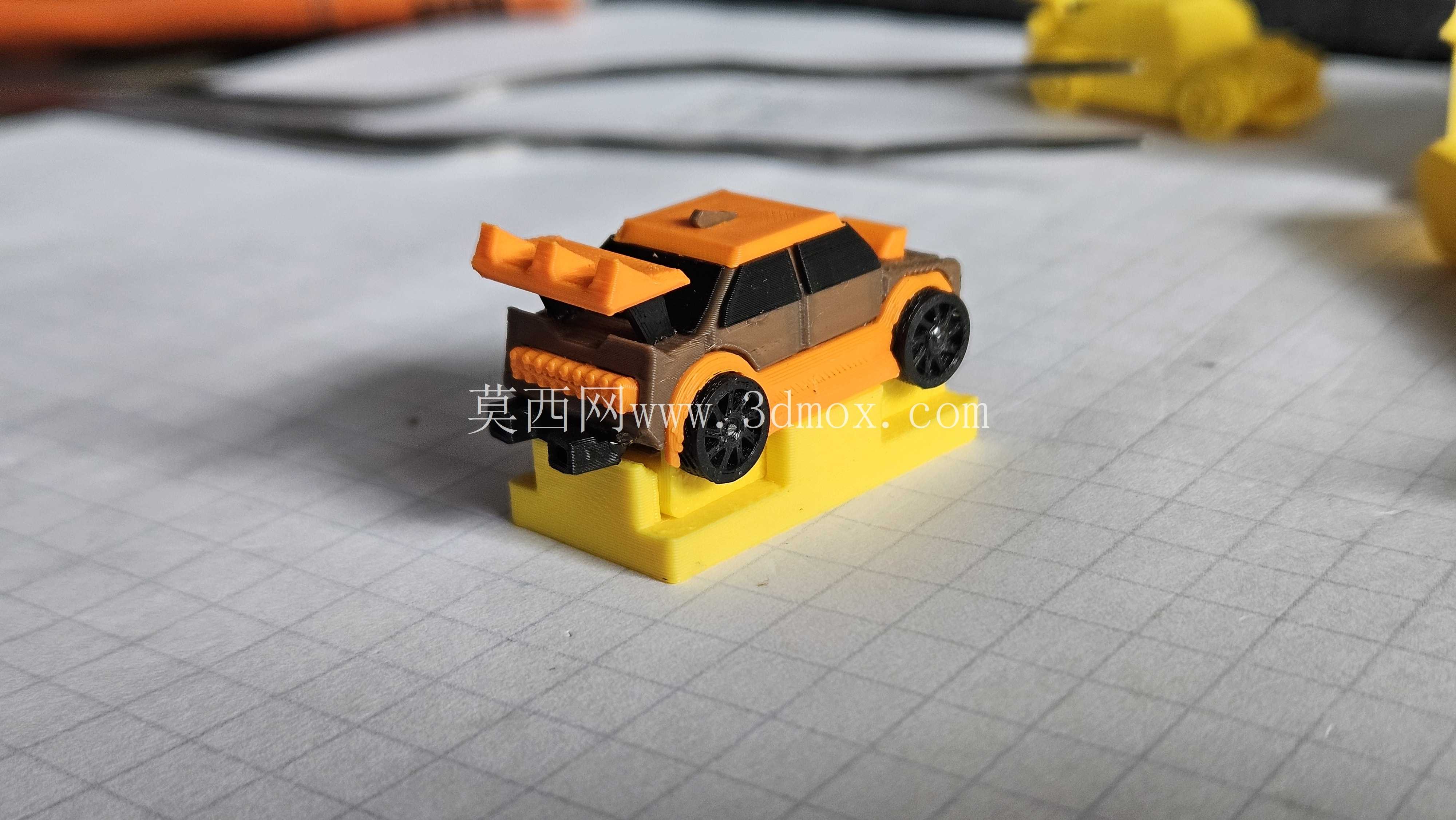 MicroMachines 比例拉力赛车 3D 打印