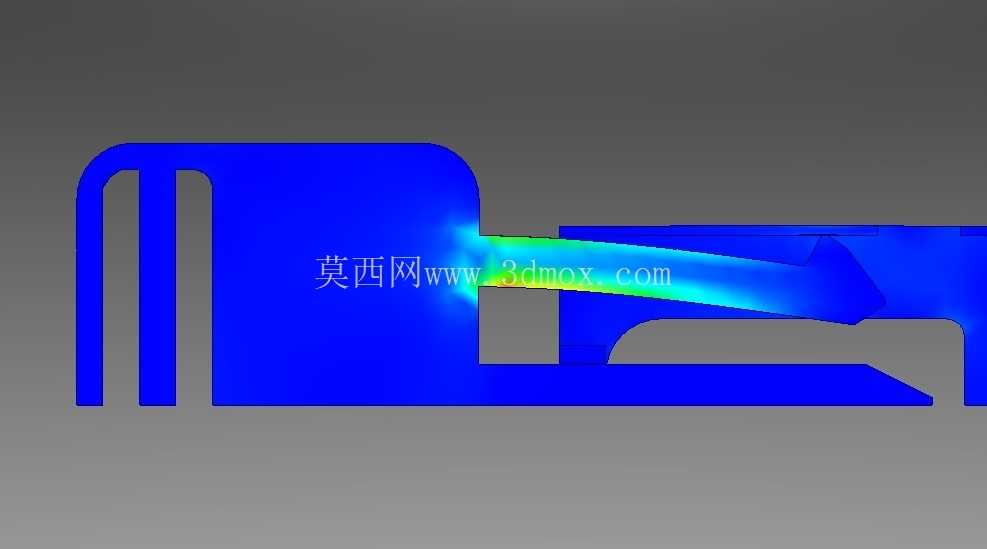 卡扣配合非线性动态仿真