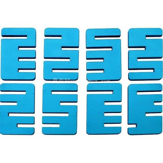 格子 - 金属拼图