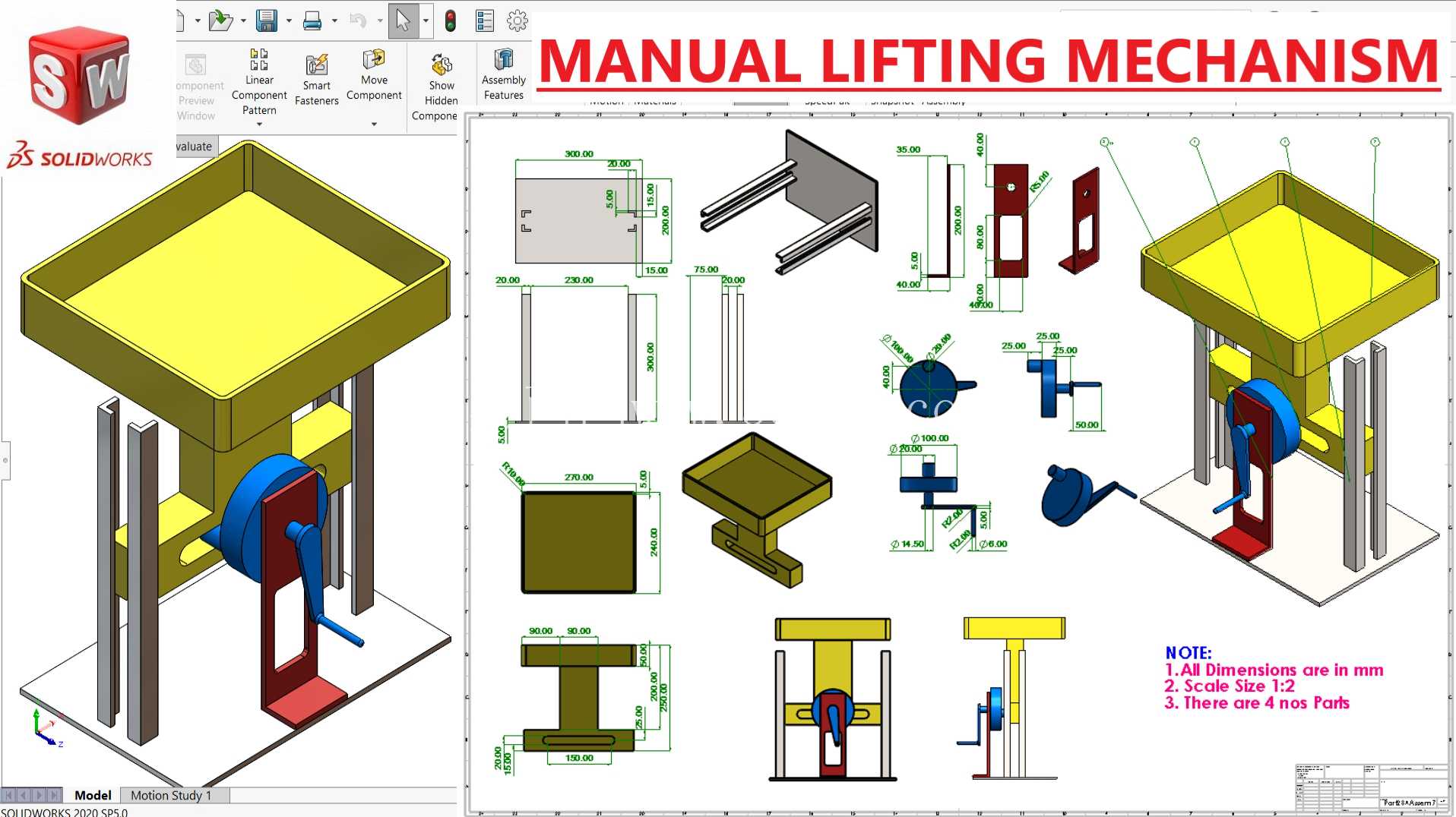 �� SolidWorks ����ƺ�װ���ֶ���������