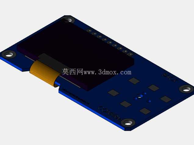 Estardyn 1.3 OLED 模块 SH1116 驱动器、EC11 编码器、I2C 接口、3.3V、128x64