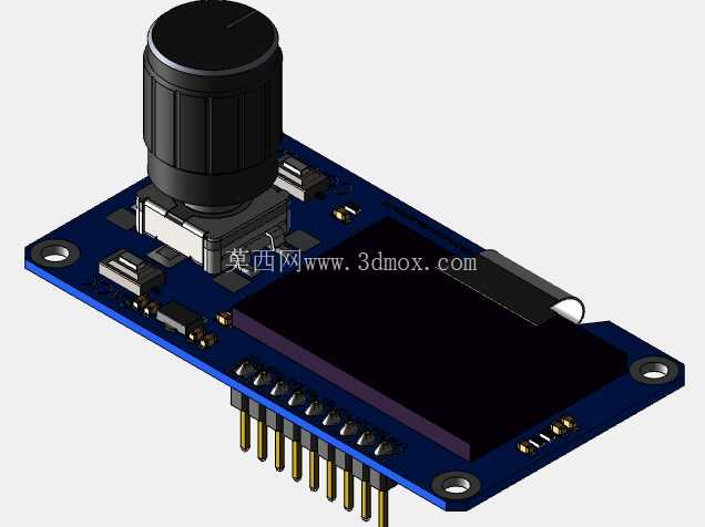 Estardyn 1.3 OLED 模块 SH1116 驱动器、EC11 编码器、I2C 接口、3.3V、128x64