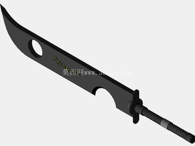 SolidWorks չʾ��Zabuza Sword ���
