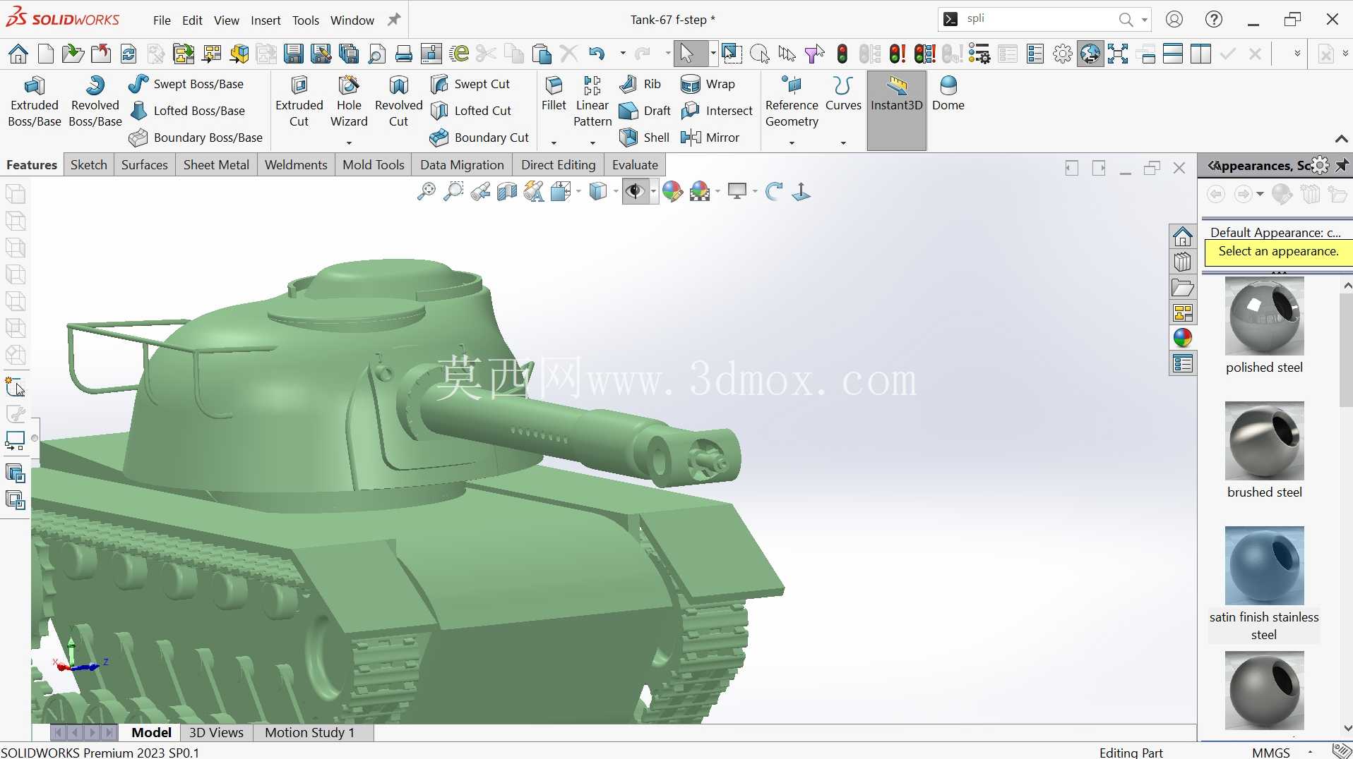 ���� 3D ��ӡ�� Tank-67 ���