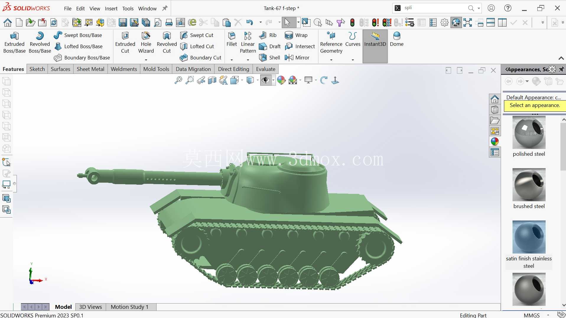 ���� 3D ��ӡ�� Tank-67 ���