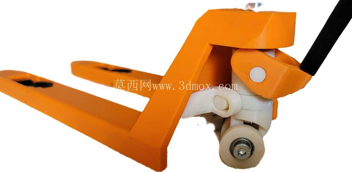 功能性 3D 打印托盘搬运车模型(1:15 比例)