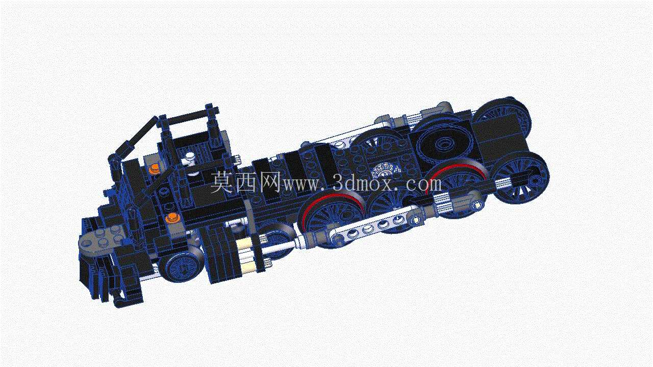 \《乐高》捷星59005机车BIG BOY UNION PACIFIC X4023部分动画