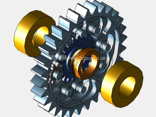 CXD D12 Mini 的差速器 - 可能还有 D22、D32、D52、D62 Mini,带相同的电机+变速箱+车桥单元