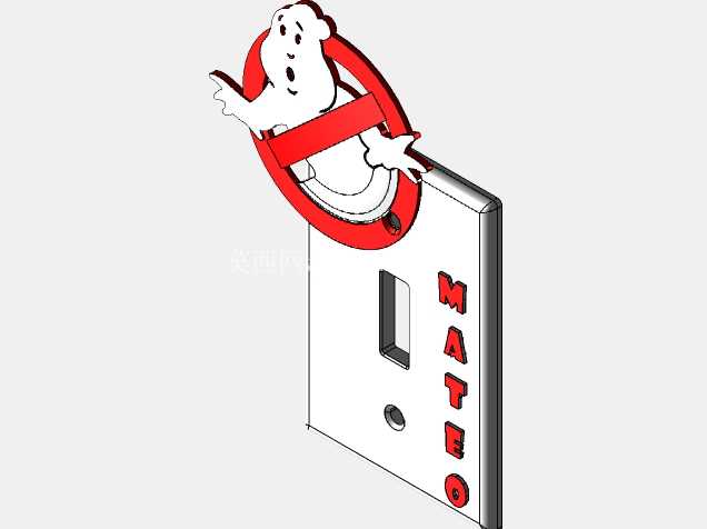 捉鬼敢死队灯开关盖