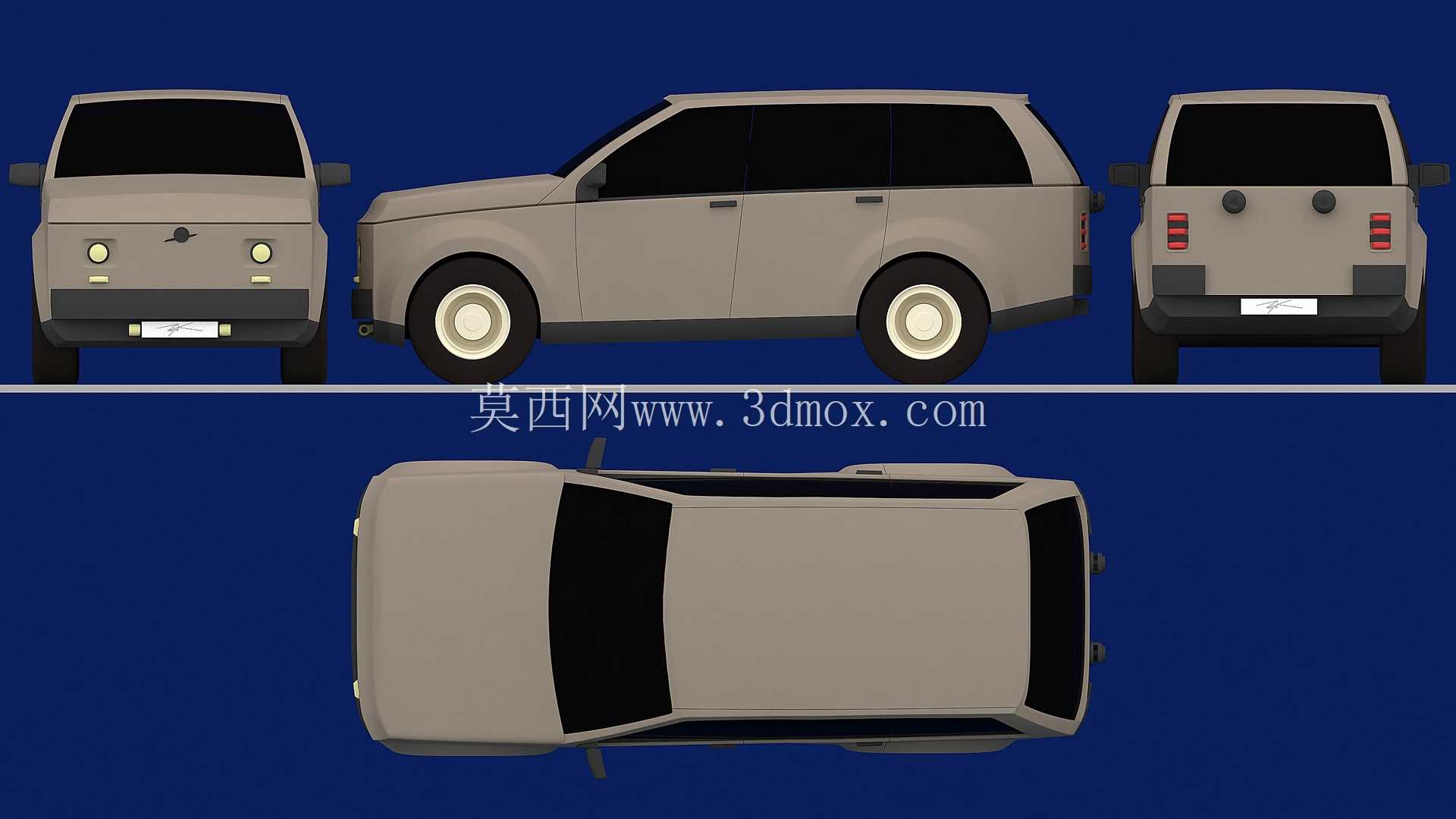 采用 ZiU(无轨电车)造型的 SUV。