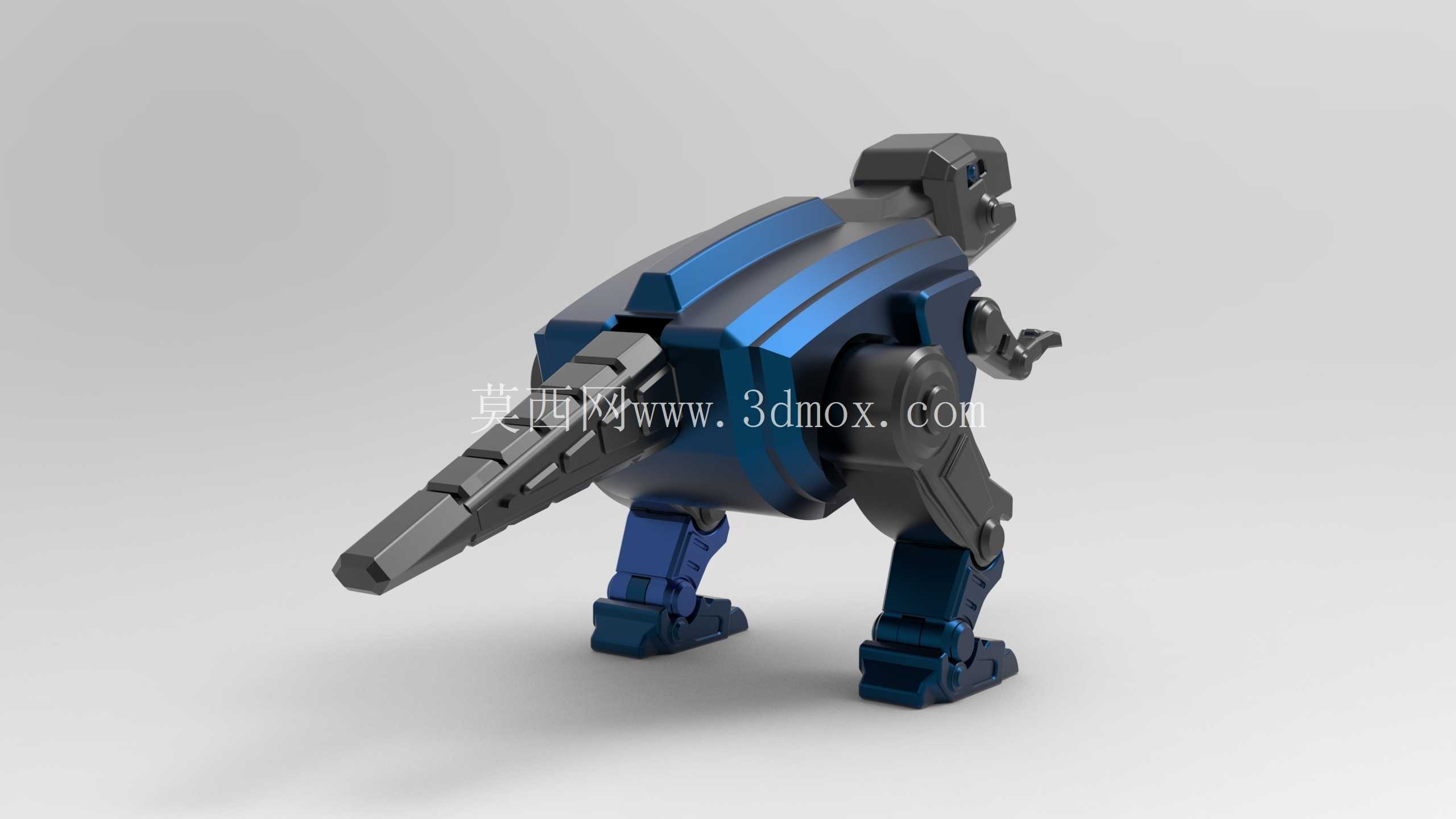 机器人恐龙模型3D打印模型