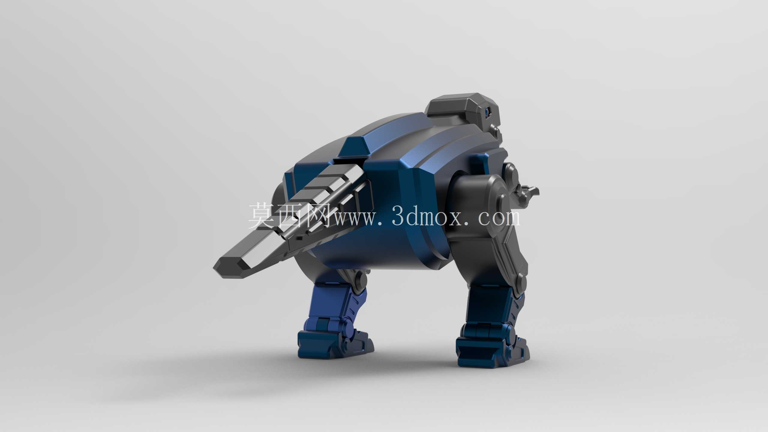 机器人恐龙模型3D打印模型