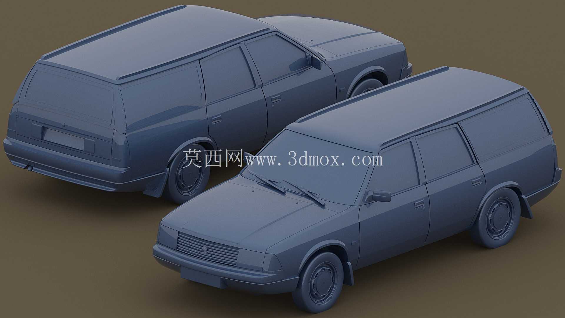 Moskvich-2141 马车(不是真实的)。