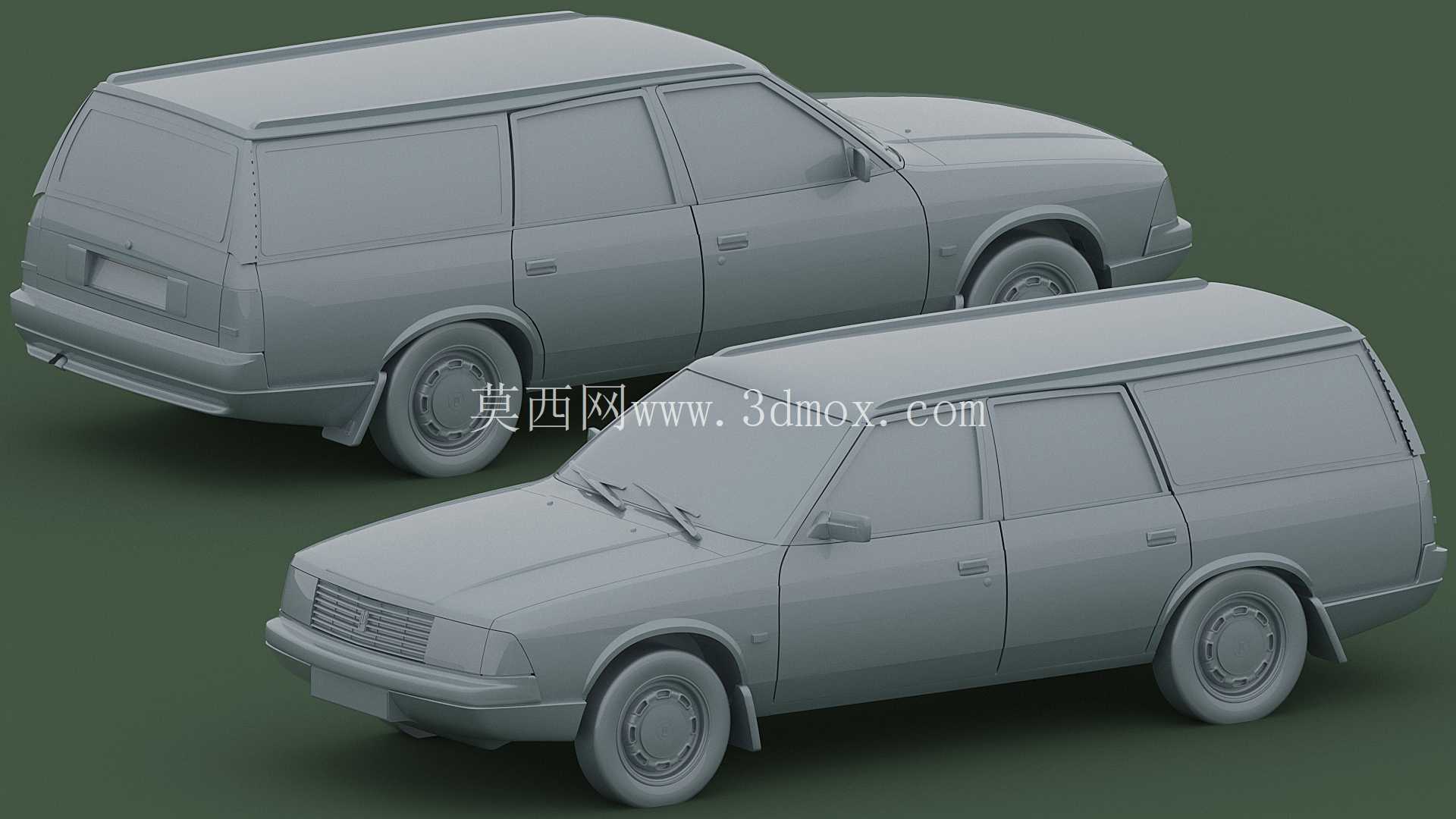 Moskvich-2141 马车(不是真实的)。