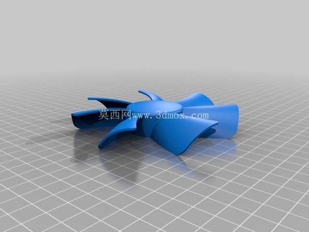 电脑风扇3D模型
