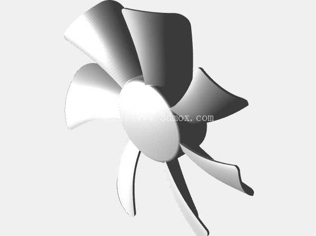 电脑风扇3D模型