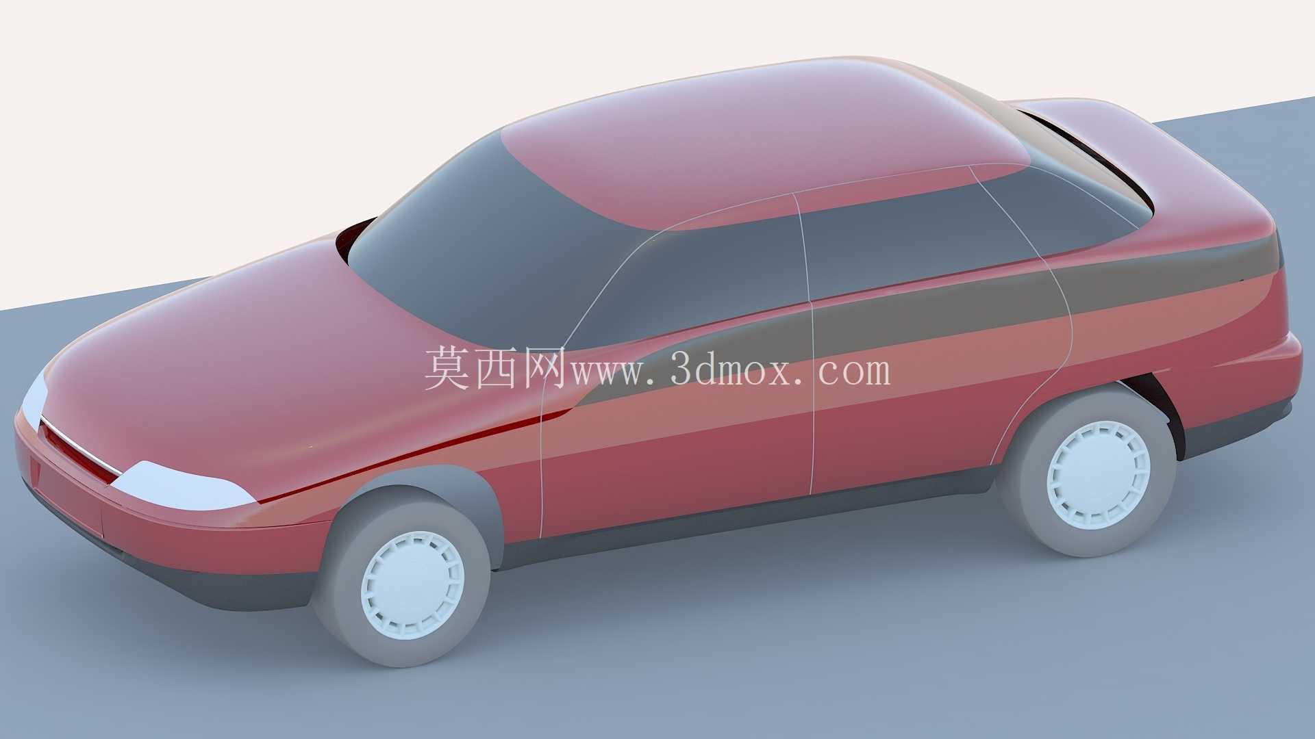 Moskvich- 2143(概念)构造套件。