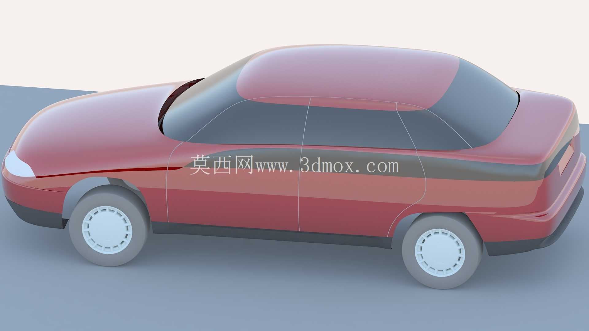 Moskvich- 2143(概念)构造套件。