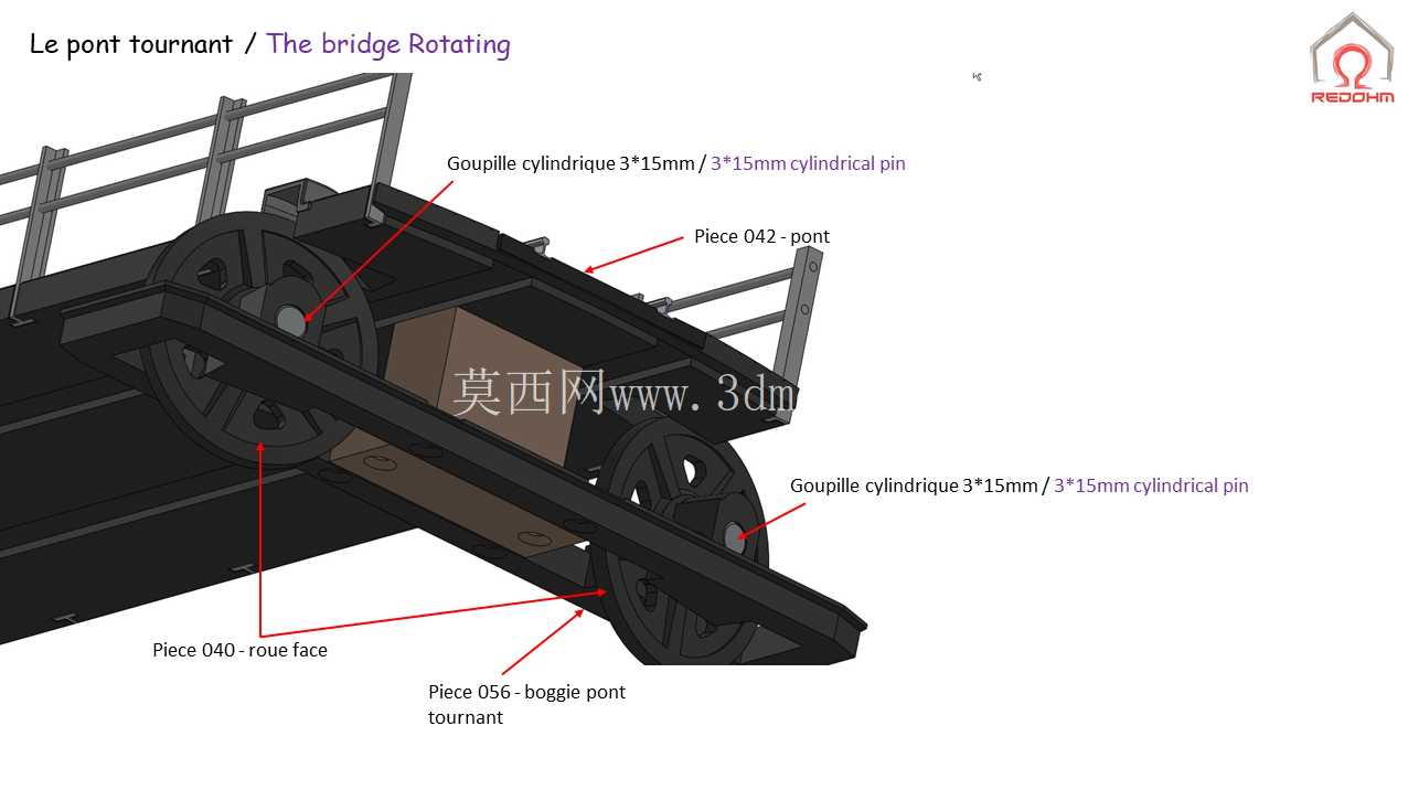 Mod��lisme Ferroviaire HO Pont Tournant et Fosse Circulaire