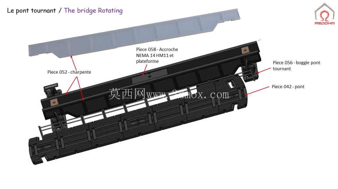 Mod��lisme Ferroviaire HO Pont Tournant et Fosse Circulaire