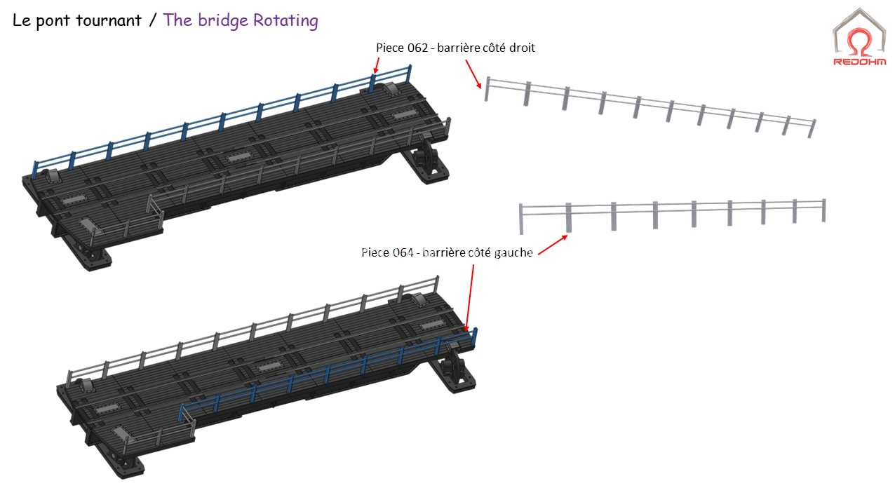Mod��lisme Ferroviaire HO Pont Tournant et Fosse Circulaire