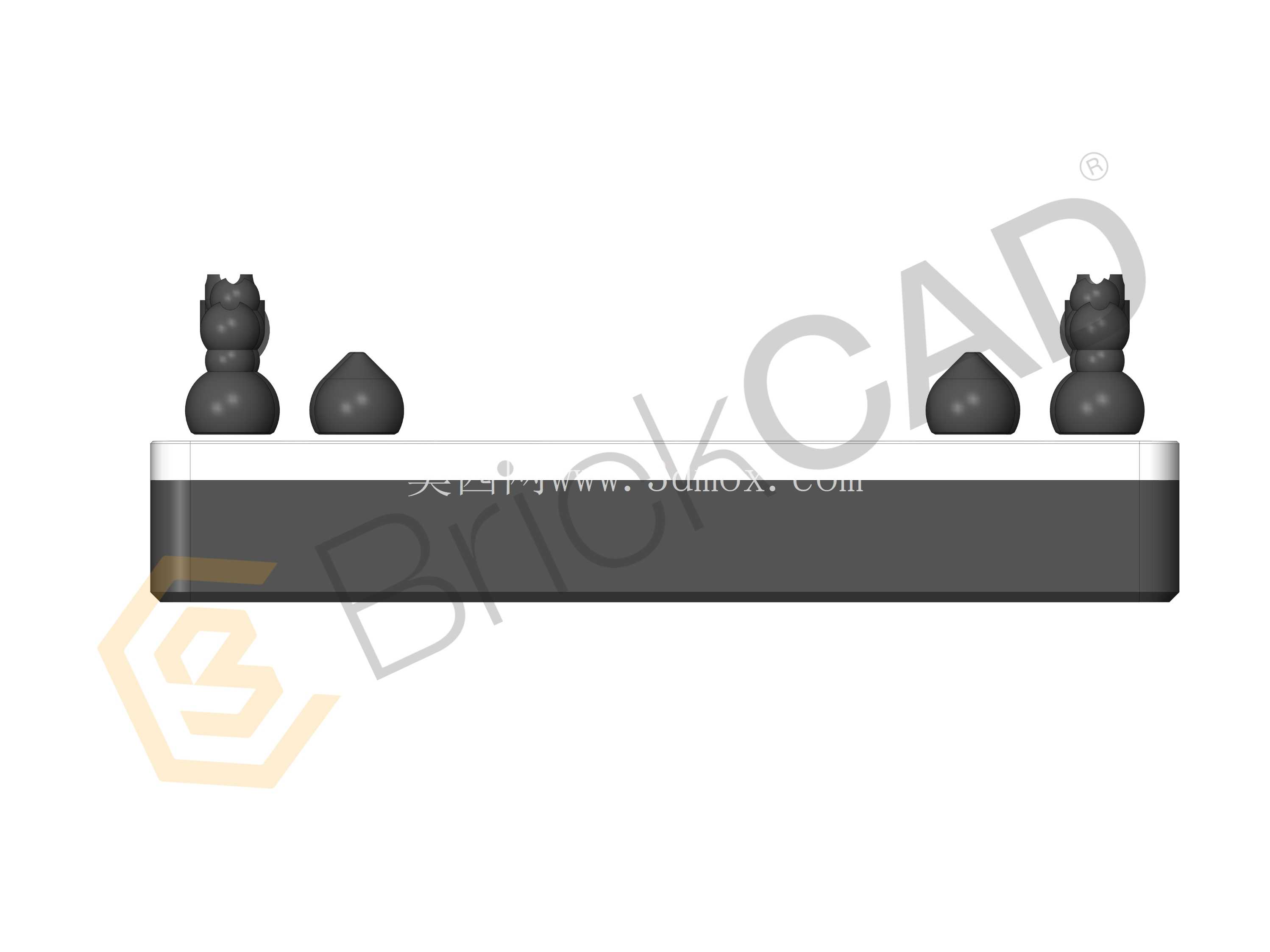 国际象棋 | 棋盘游戏设计的 CAD 模型