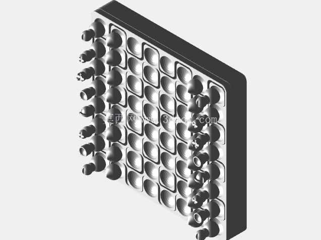 国际象棋 | 棋盘游戏设计的 CAD 模型