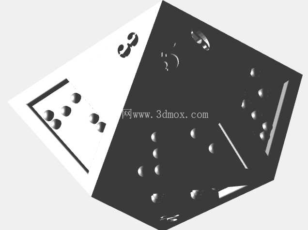 盲文 DnD 骰子套装(D4、D6、D8、D10、D12、D20)