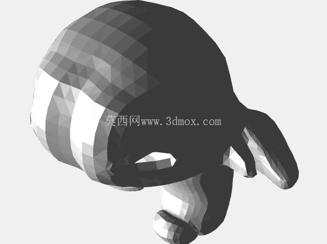 头部组件(3D 解剖 CAD 模型)