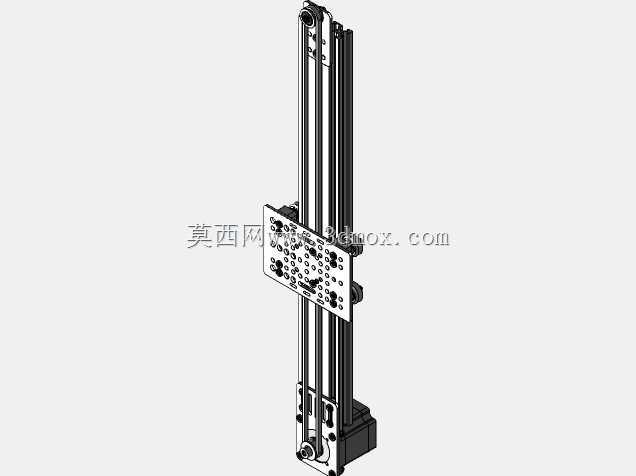 Nema 23 V型槽通用皮带驱动执行机构500mm