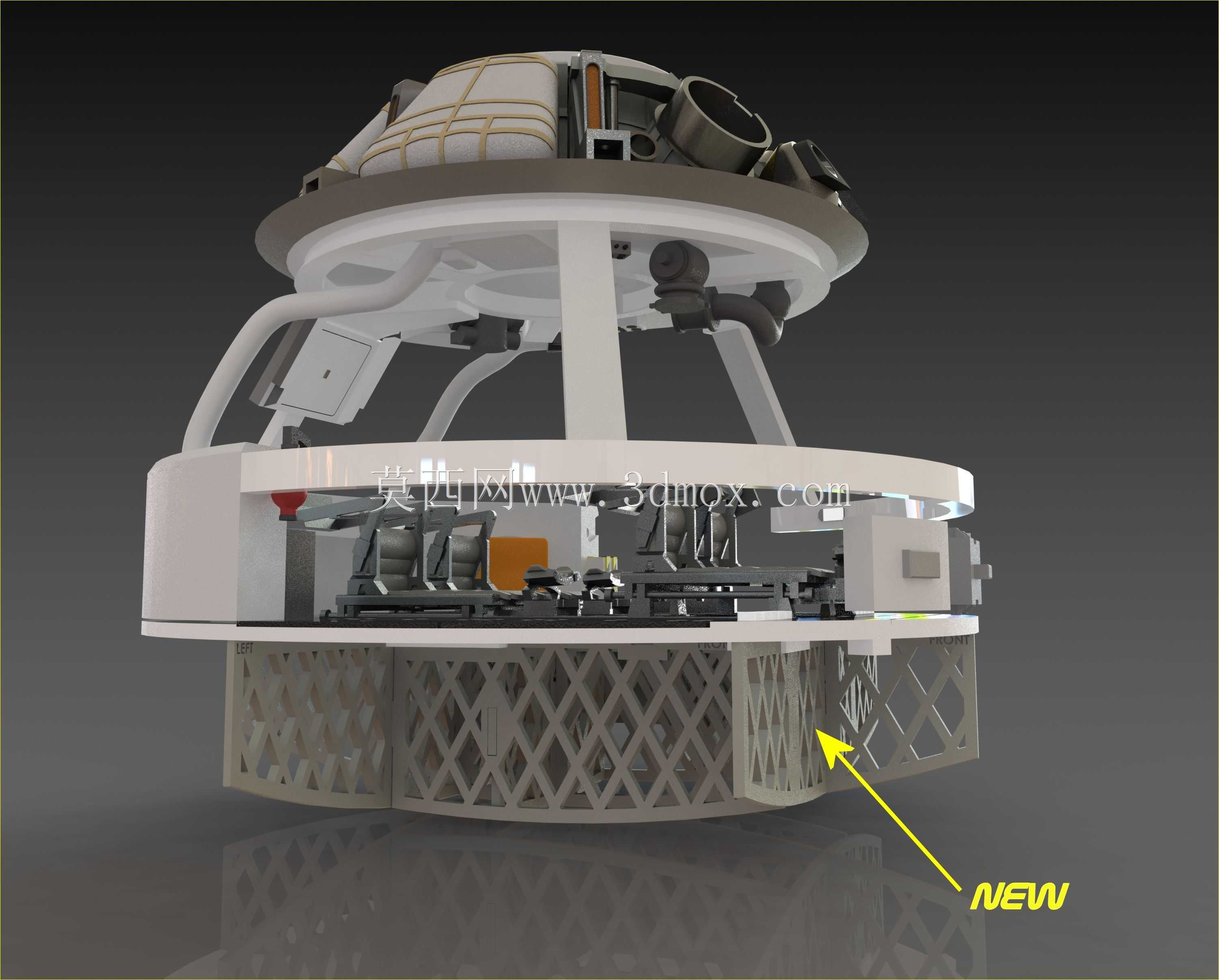 1:18����-LM��ARTEMIS-1���Ի�������ģ�ͣ�STL/STP/IGS��-2022��7��