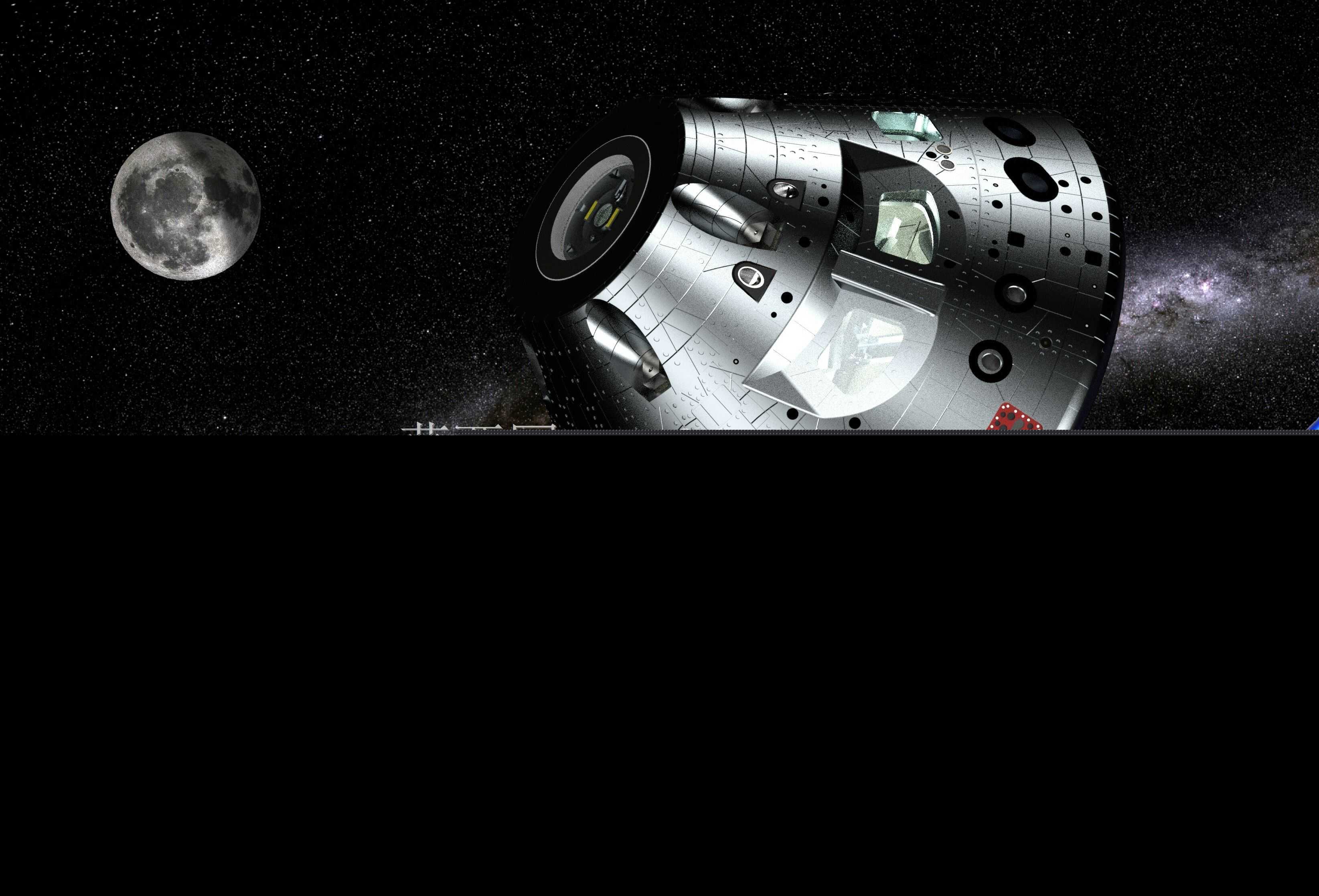1:18比例-LM“ARTEMIS-1”猎户座载人模型(STL/STP/IGS)-2022年7月
