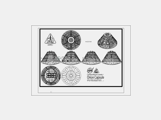 1:18比例-LM“ARTEMIS-1”猎户座载人模型(STL/STP/IGS)-2022年7月