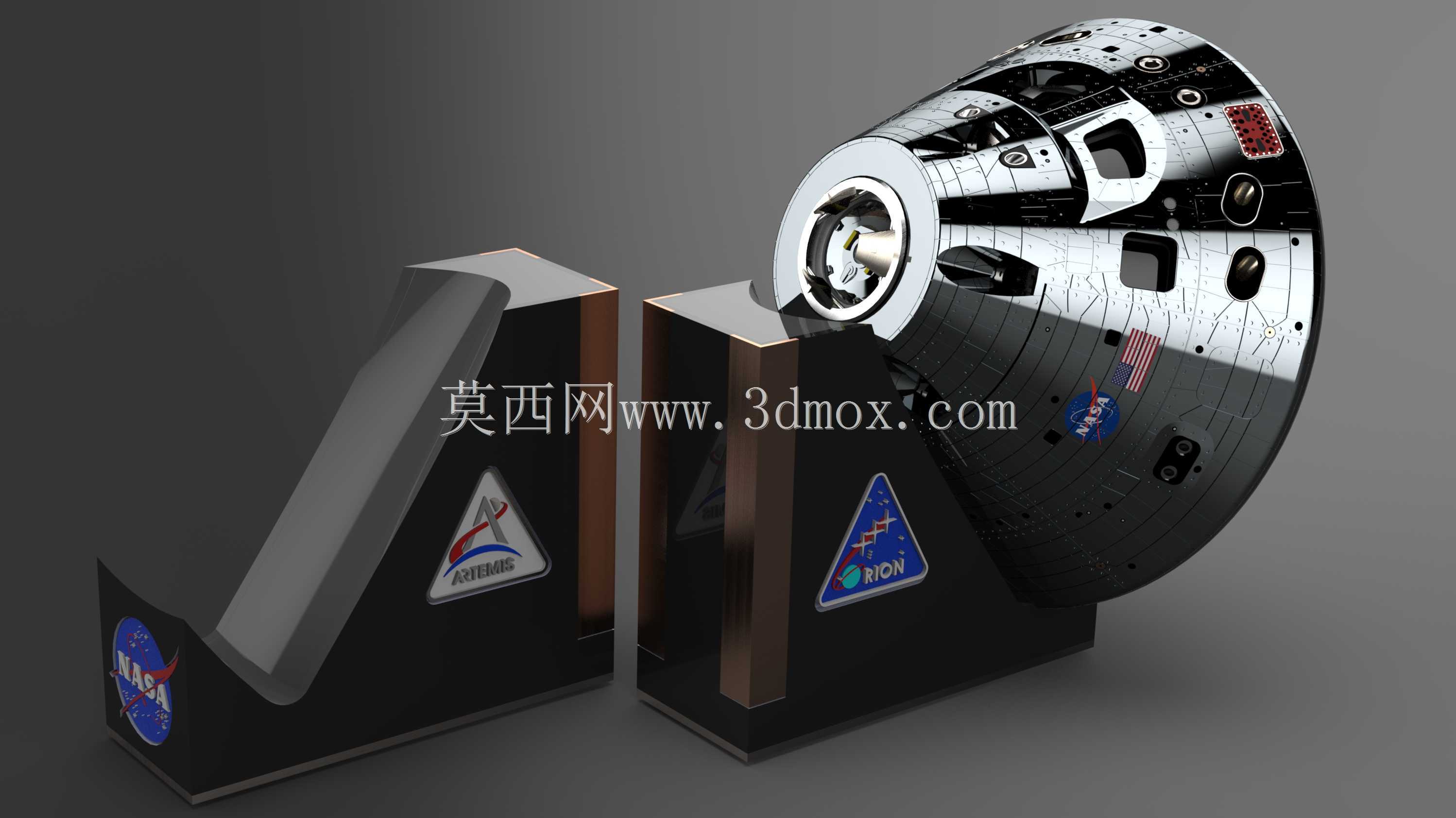 1:18比例-LM“ARTEMIS-1”猎户座载人模型(STL/STP/IGS)-2022年7月