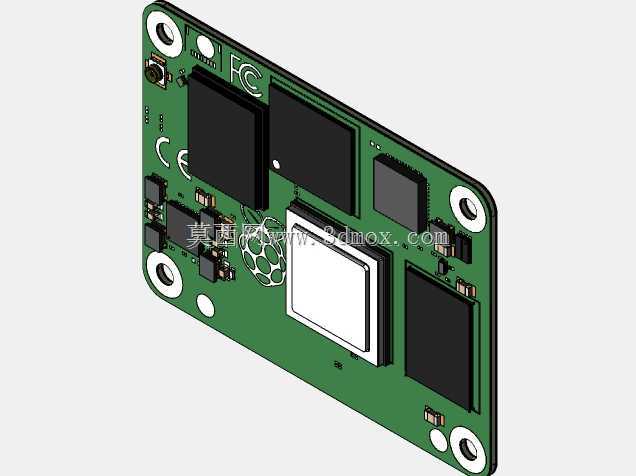 Raspberry Pi计算模块4 DIN导轨组件
