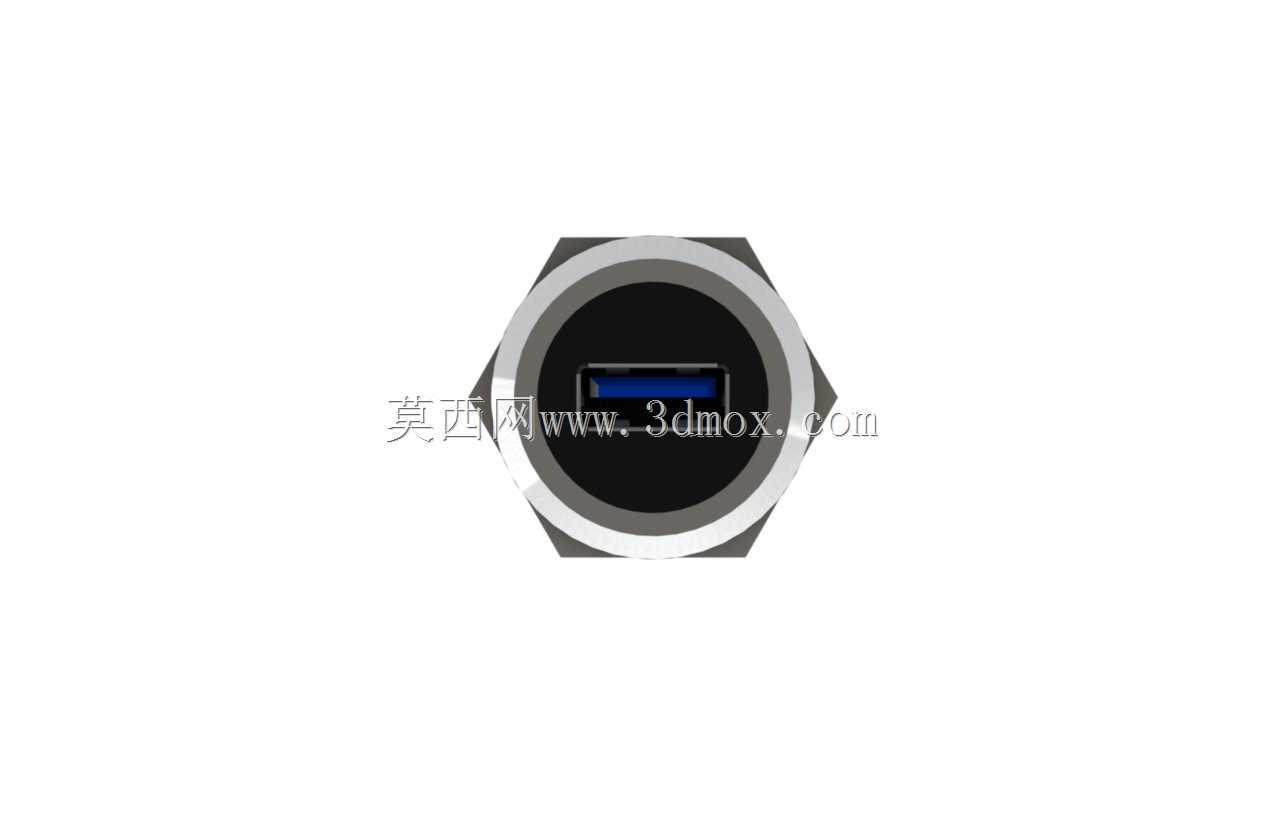 用于机箱面板安装USB 2.0的连接器