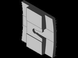 PRESILHA FRISO PORTA