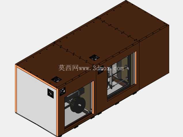 打印机柜外壳可容纳两台打印机,最多可达 Ender 5 Plus