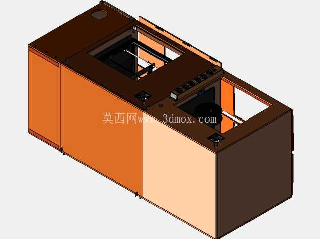 打印机柜外壳可容纳两台打印机,最多可达 Ender 5 Plus