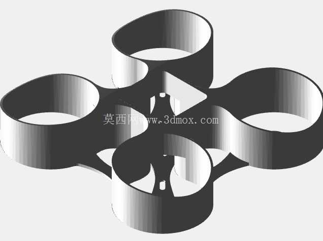 5英寸涵道四轴飞行器(无人机)框架