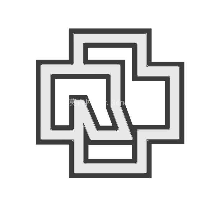 手工制作的 Rammstein 标志灯