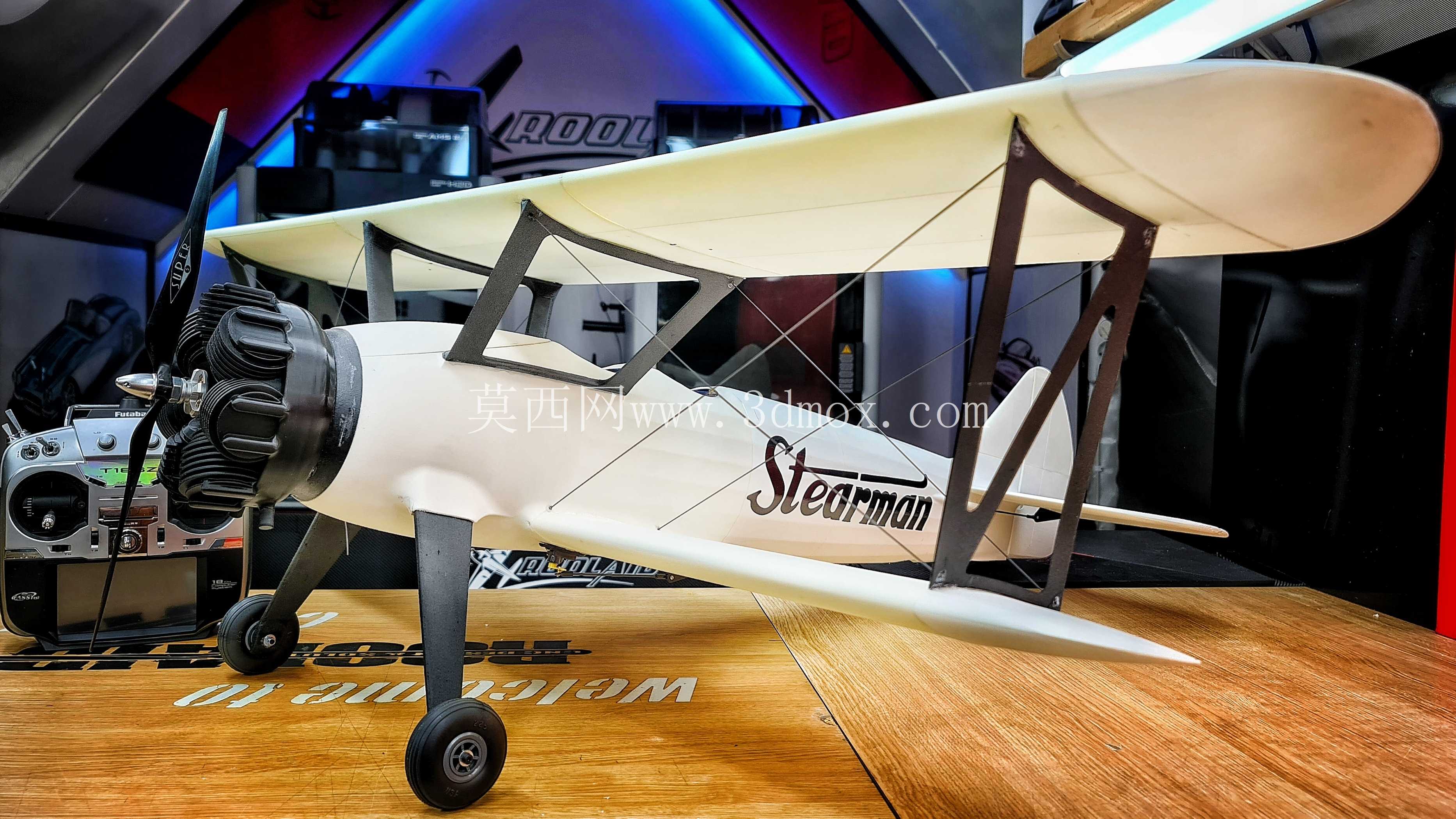 波音 - Stearman PT-17 3D 打印版遥控飞机