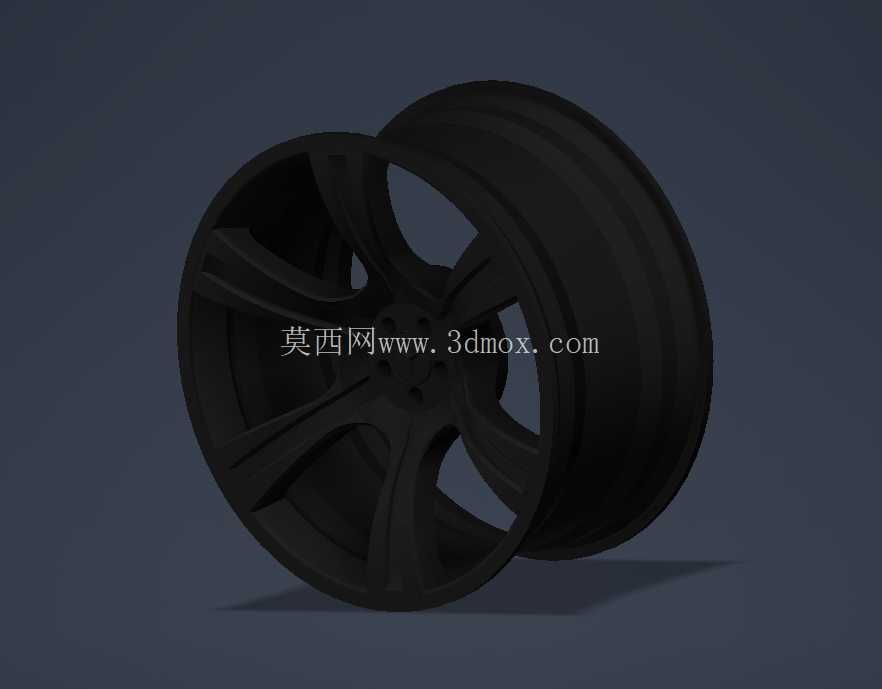 梅赛德斯-奔驰合金轮毂(在 Autodesk Inventor 中设计)
