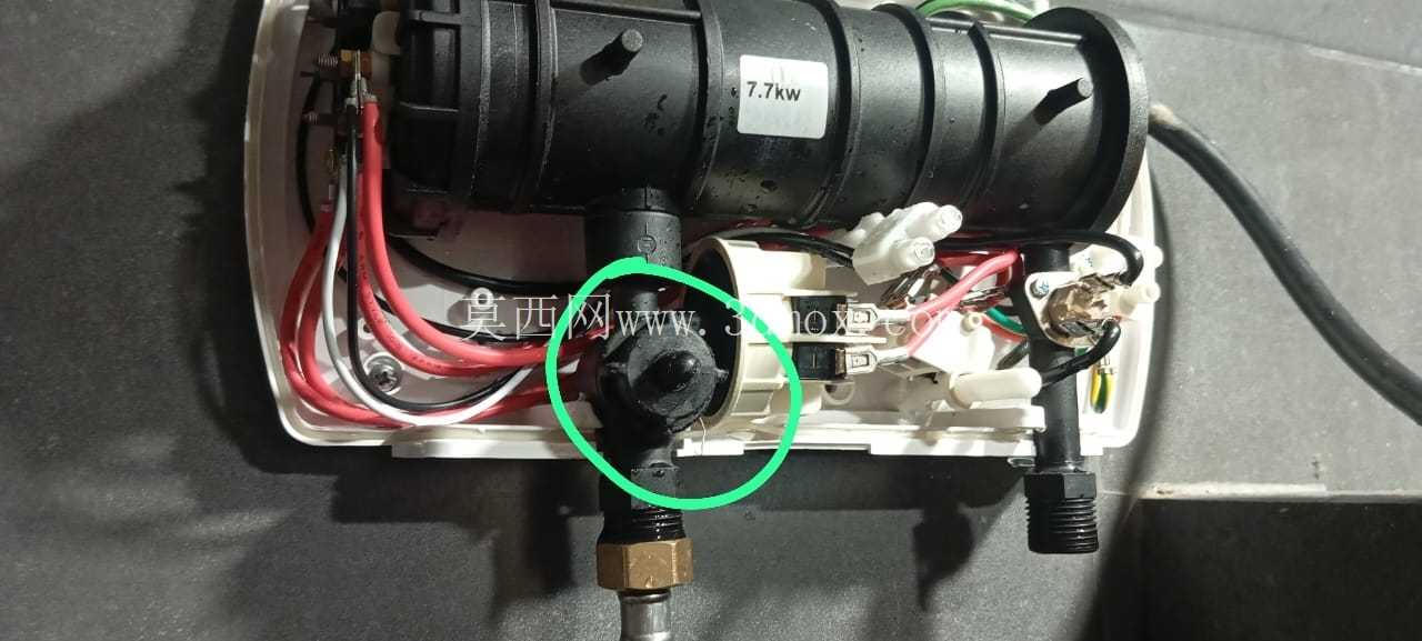 válvula reguladora de Flujo para calentador electrico